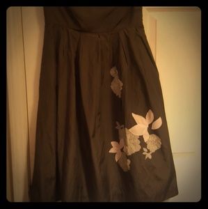 Slate Gray Empire Waist Spring Dress Size 4